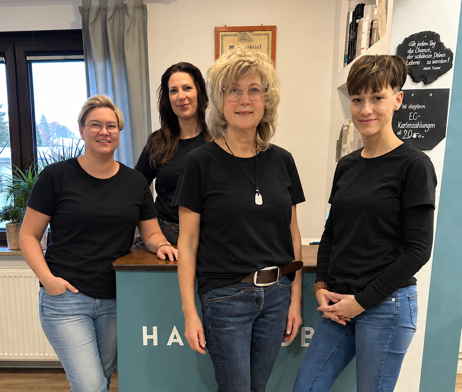 Das Team der Haarstube